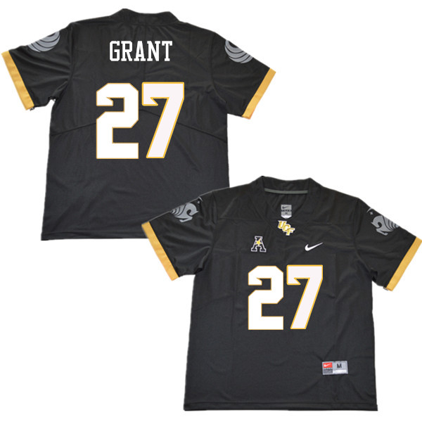 Men #27 Richie Grant UCF Knights College Football Jerseys Sale-Black